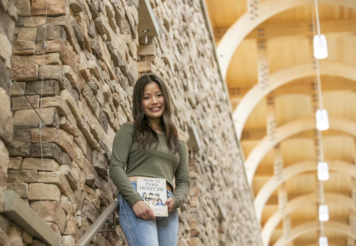 Anne Chen, a junior at Sage Hill School, recently published a book for her Girls Scouts Gold Award project.