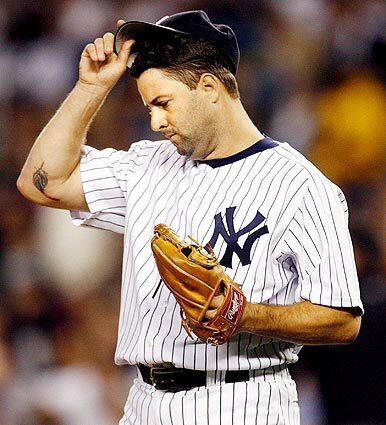 New York Yankees starting pitcher Cory Lidle when he was pitching against the Baltimore Orioles