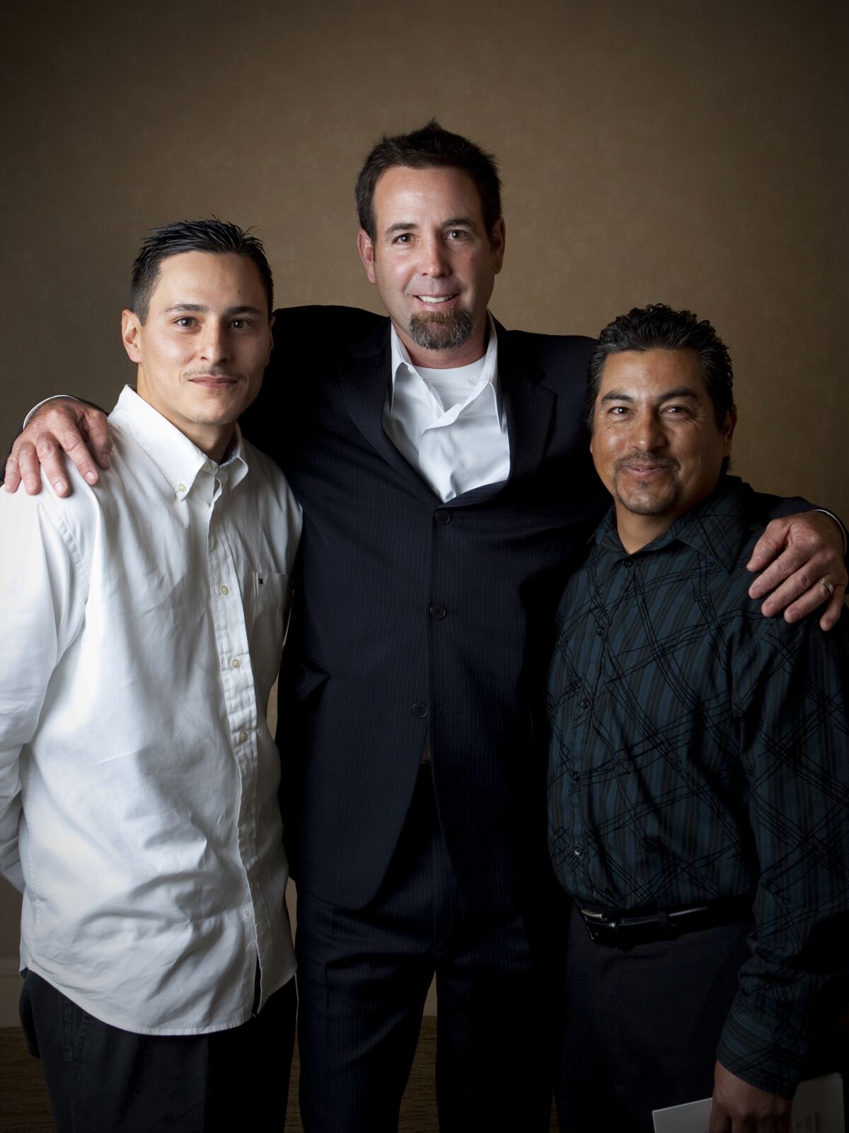Carlos Partida (left), Steven Kane (middle) and Mario Contreras (right).
