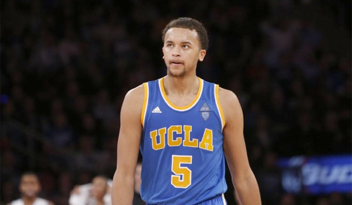 UCLA guard Kyle Anderson had 15 points and 10 rebounds against Duke on Thursday, but the Bruins couldn't stop the No. 8 ranked Blue Devils. UCLA lost to Duke, 80-63.