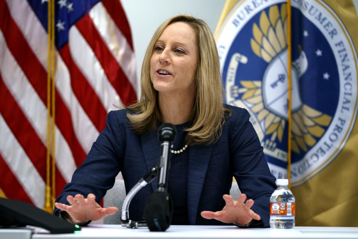 Consumer Financial Protection Bureau chief Kathy Kraninger