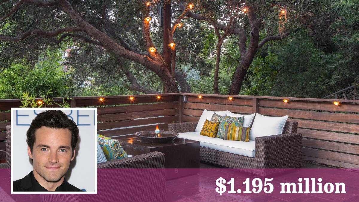 Actor Ian Harding has listed his bohemian Laurel Canyon-vibe home for sale in Hollywood Hills.