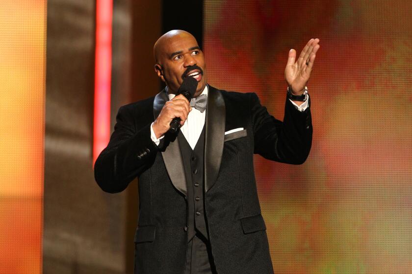 Steve Harvey hosted the 44th NAACP Image Awards at the Shrine Auditorium in Los Angeles.