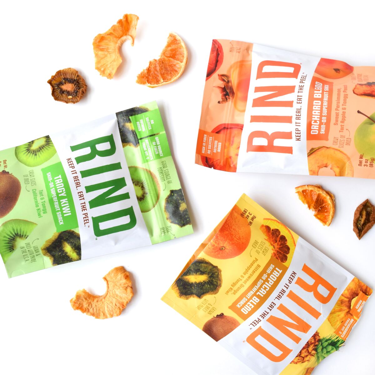 Rind: sun-dried fruits with the peel on.