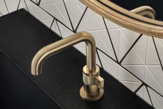 California Faucets Wave Style Drain in Satin Bronze: Dont underestimate the power of a faucet at your bathroom or kitchen sink to upgrade a space. It can add new features, water savings and definitely style in a single spot.