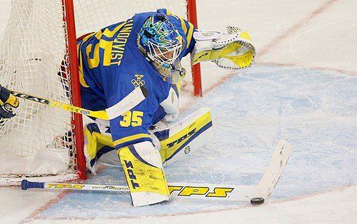 Sweden's golkeeper Henrik Lundqvist