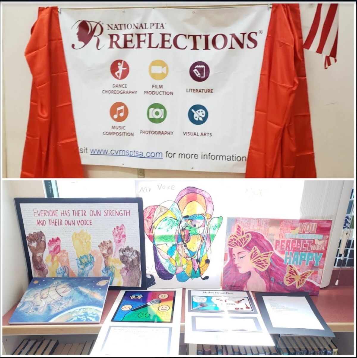 The theme at this year's Reflections event was "Show your voice".