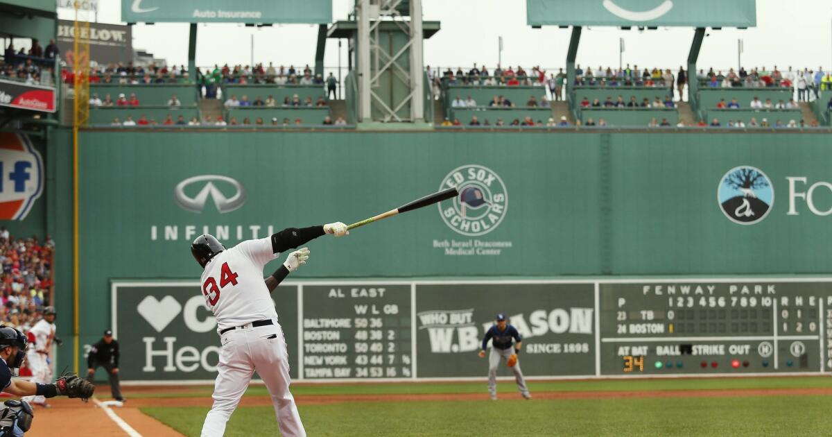 Red Sox' David Ortiz gets swing back in sweep - The Boston Globe