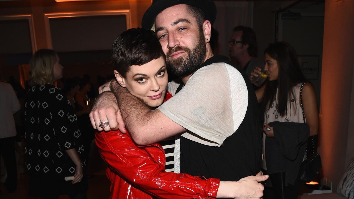 Rose McGowan and Davey Detail are divorcing.