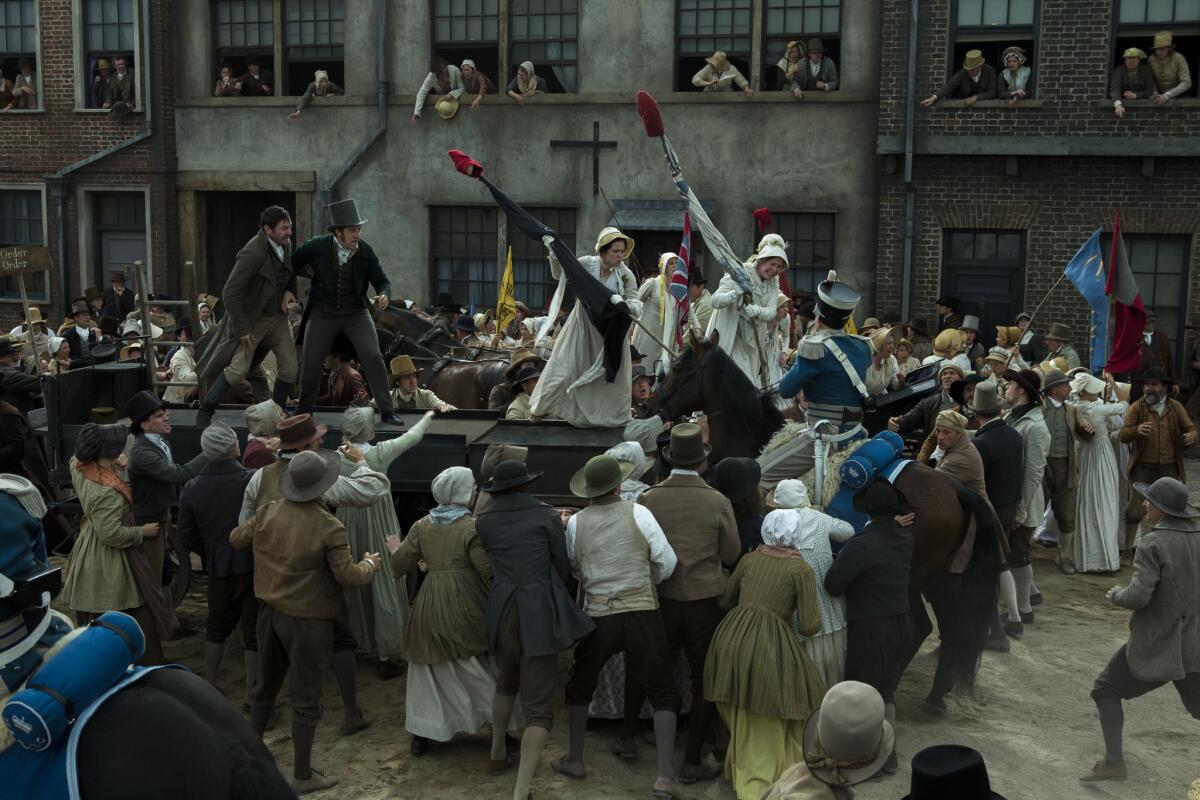 A scene from "Peterloo."