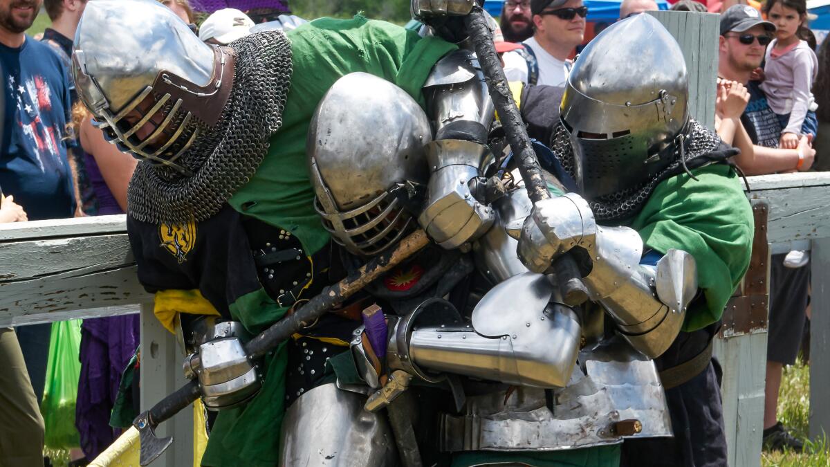 What's buhurt? Medieval combat sport with armor, swords, axes - Los Angeles  Times