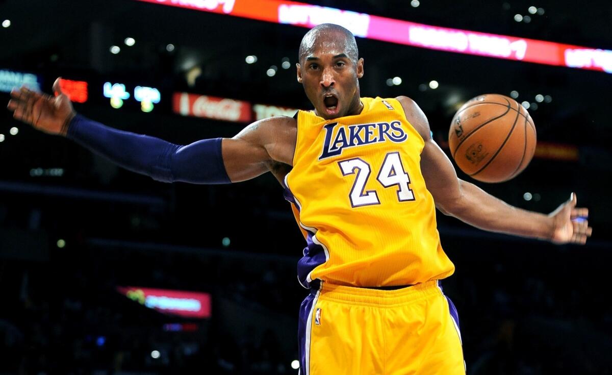 Lakers guard Kobe Bryant.