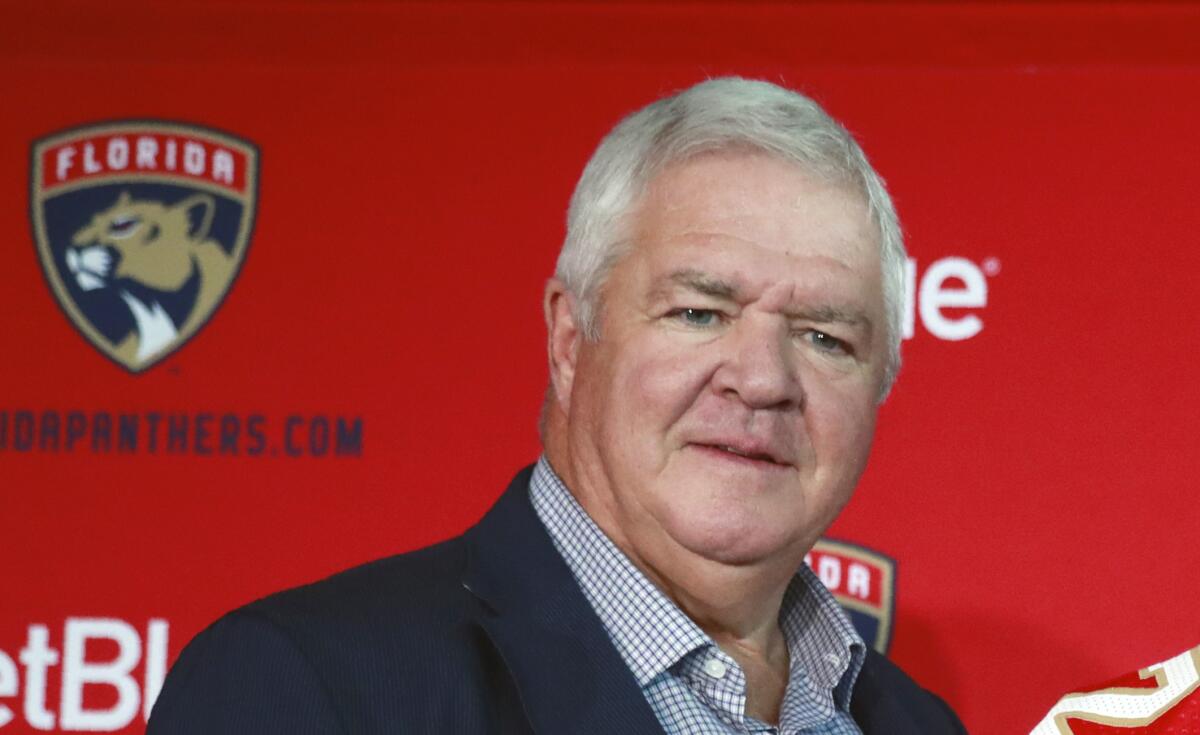 Former Florida Panthers general manager Dale Tallon