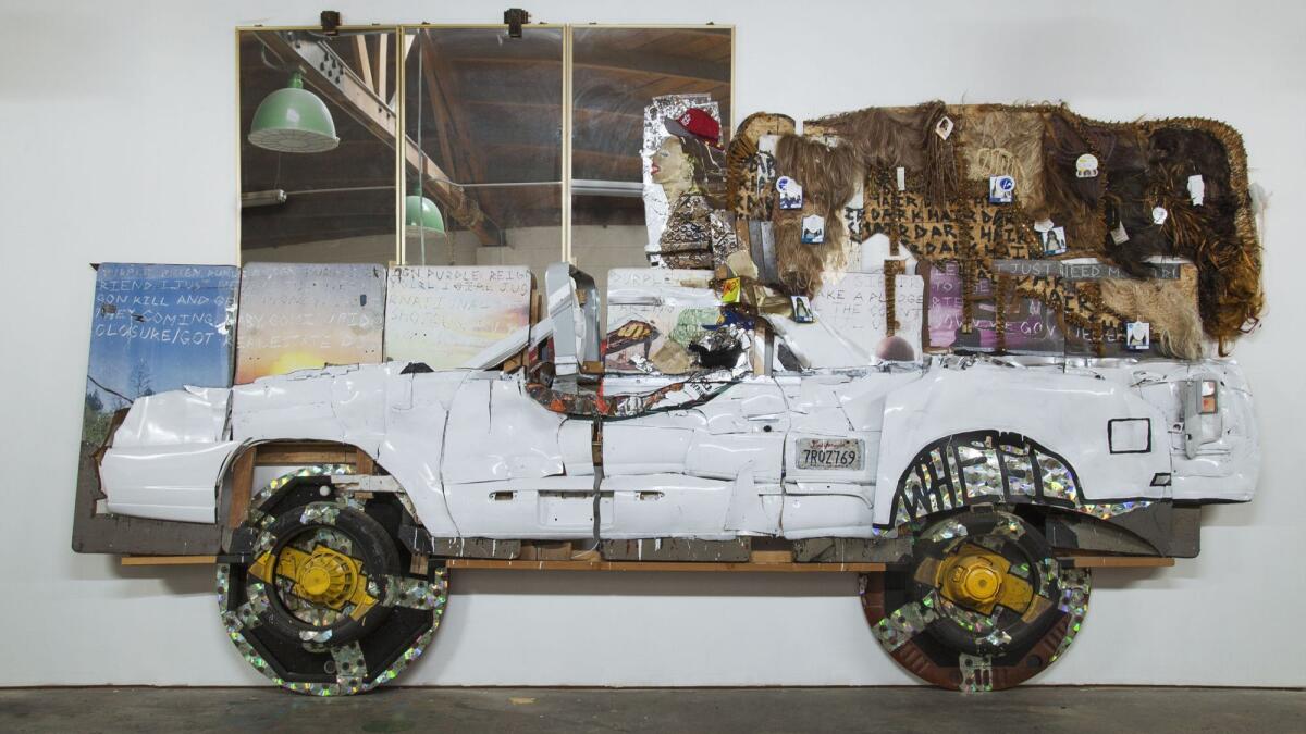 "El Camino Wagon," 2017, by Aaron Fowler, one of the artists in the Hammer's Made in L.A. biennial.