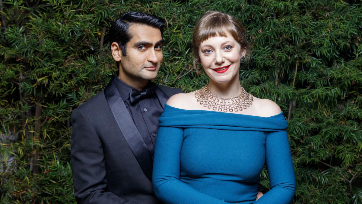Married Hollywood couple Kumail Nanjiani and Emily Gordon co-wrote "The Big Sick" together.