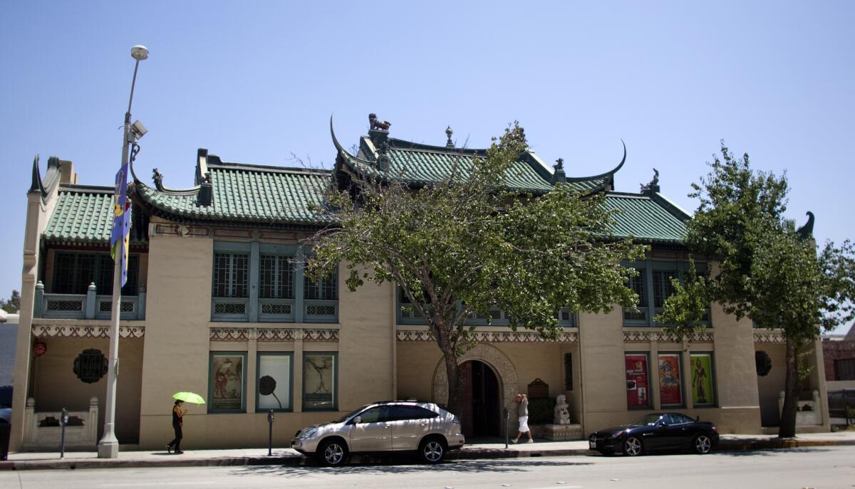 The Pacific Asian Museum on North Los Robles Avenue is an example of 1920s Revival architecture with Chinese ornamentation.