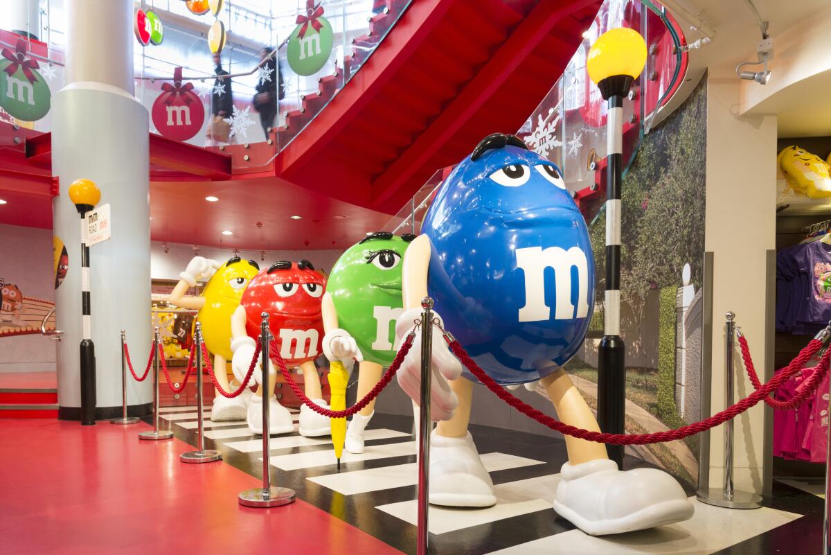 M&M's candy characters