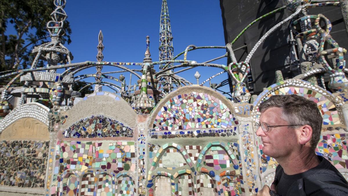 Along with a research paper about the Watts Towers' shells, Bruno Pernet published a guidebook that can be downloaded for free.