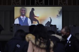 Mourners arrive to the funeral service for Tyre Nichols, at Mississippi Boulevard Christian Church on Wednesday, Feb. 1, 2023, in Memphis, Tenn. Nichols was beaten by Memphis police officers, and later died from his injuries. (AP Photo/Jeff Roberson)