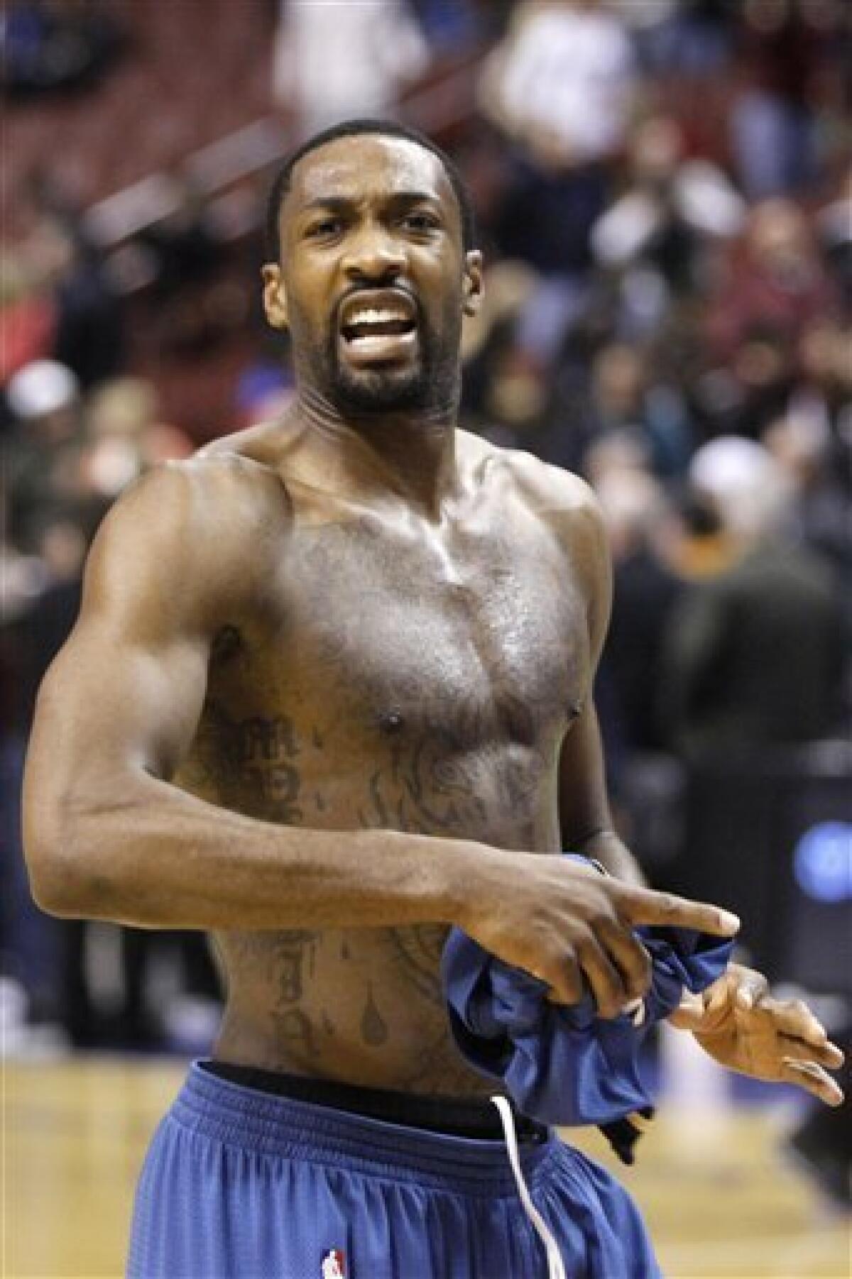 Gilbert Arenas got serious razor burn first time he shaved his groin area