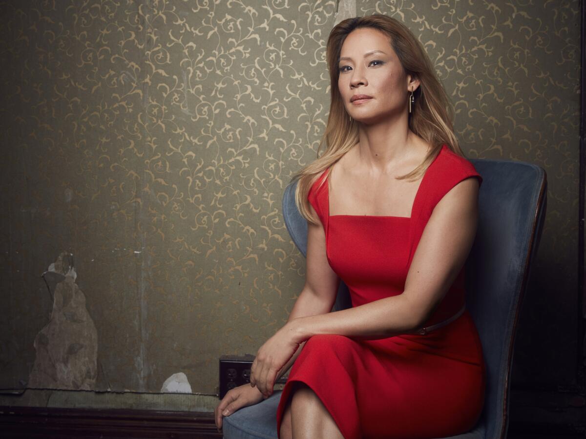 lucy liu red dress Lucy Liu (Red Dress) Half Body Buddy