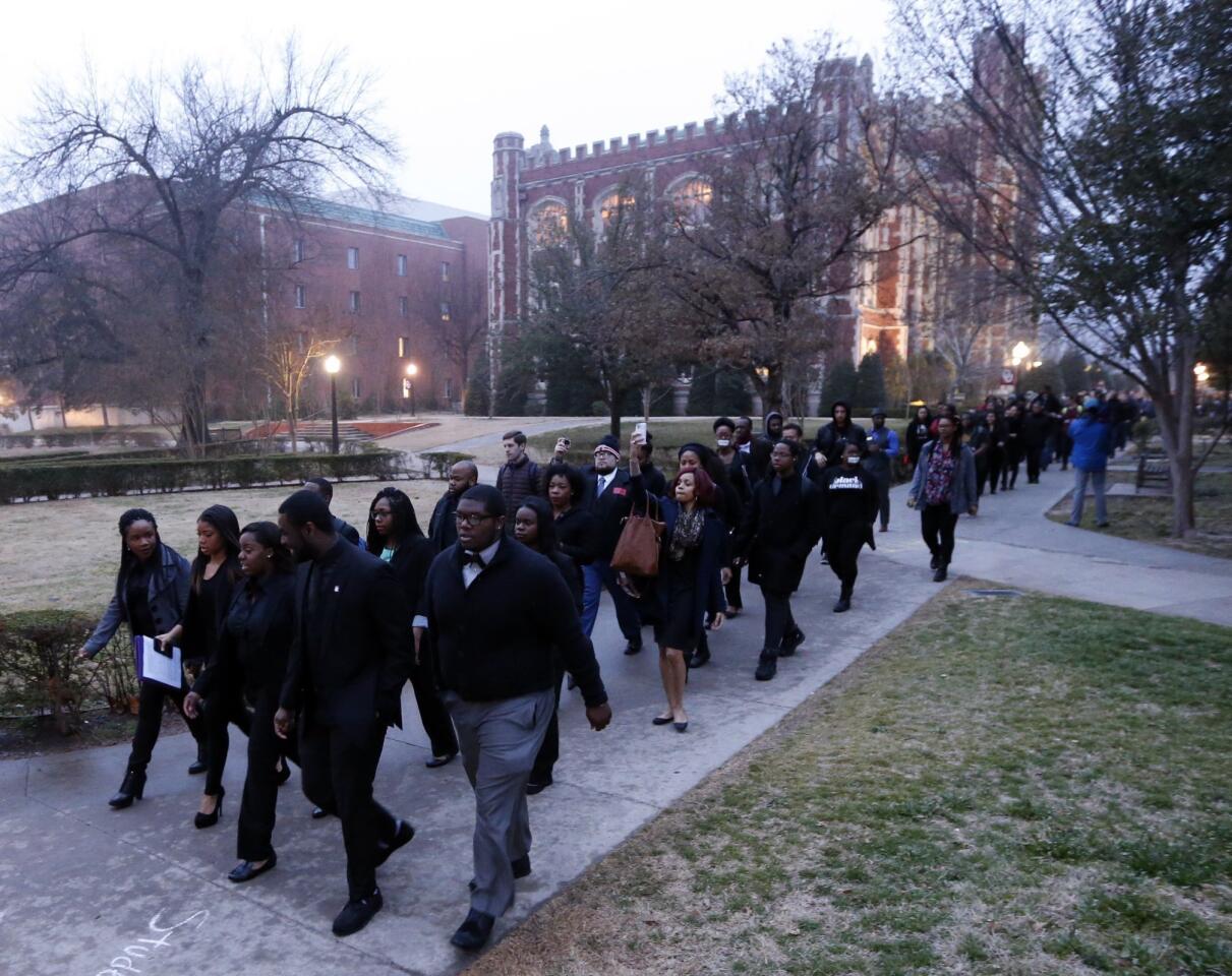 University reacts to fraternity's racist chant