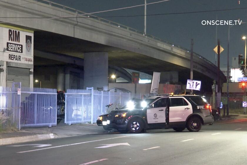 An investigation is underway into a possible kidnapping in downtown Los Angeles