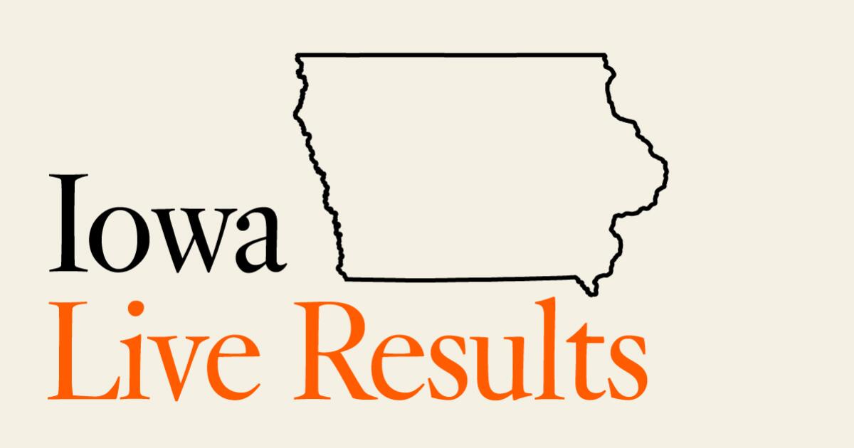 Follow the results of the Iowa caucuses live.