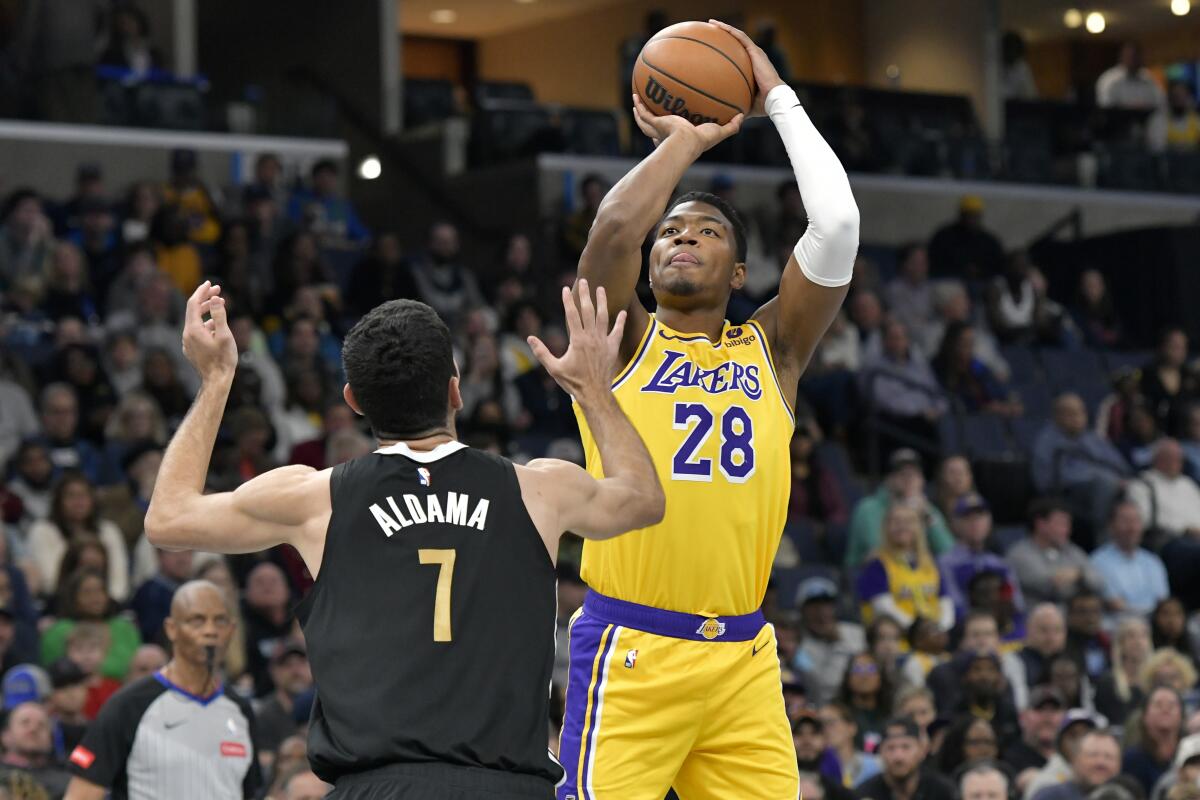 Rui Hachimura is bad luck for Memphis again as Lakers win - Los Angeles Times