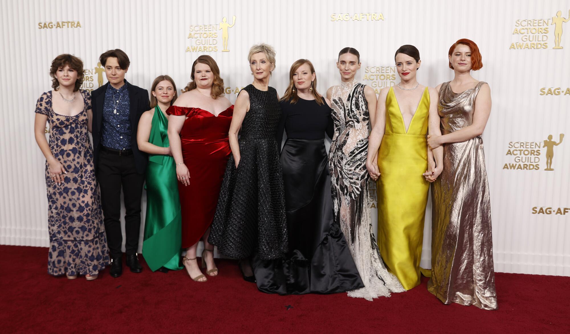 The cast of "Women Talking"