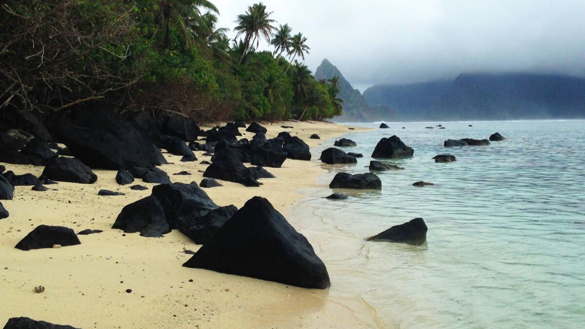 Ofu Lagoon in the National Park of American Samoa, part of the U.S. National Park System.