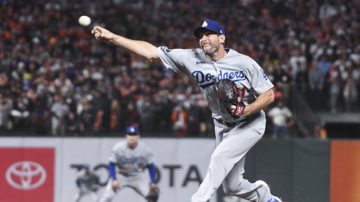 Max Scherzer: Dead arm was result of Dodgers' pitch count - Los Angeles  Times