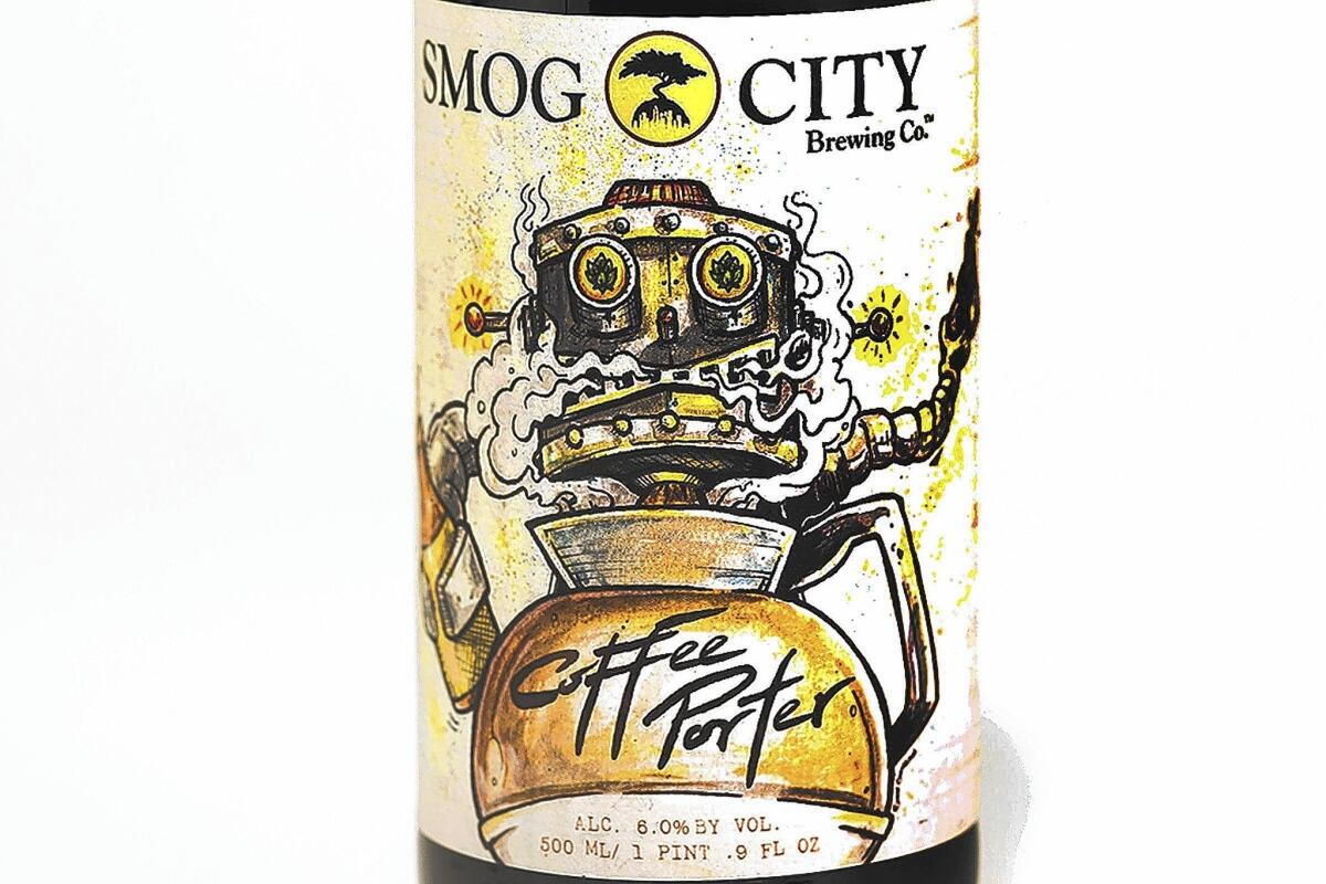 Smog City's Coffee Porter is made with Groundwork Coffee.
