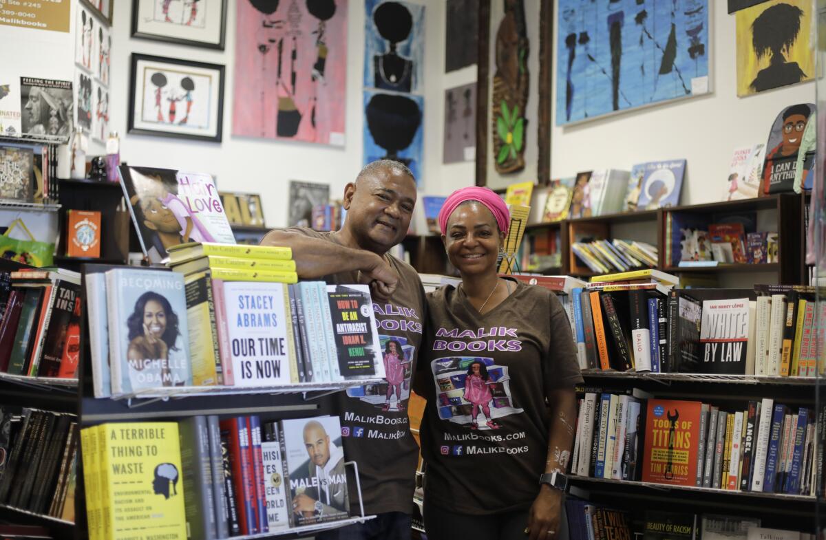 Malik and April Muhammad of Malik Books.