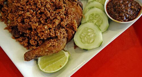 Ayam goreng kremesan is one of Merry's House of Chicken's signature dishes.