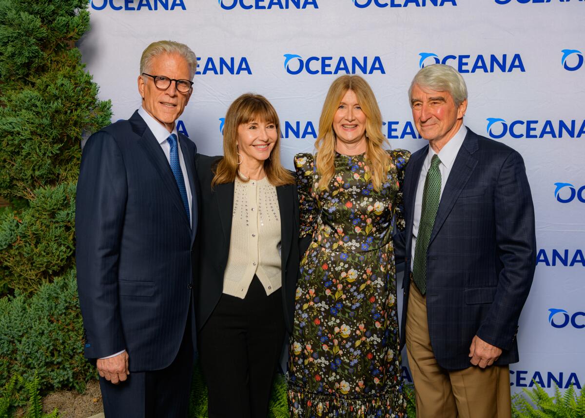 Actors Ted Danson, Mary Steenburgen, Laura Dern and Sam Waterston attend SeaChange event benefiting Oceana.