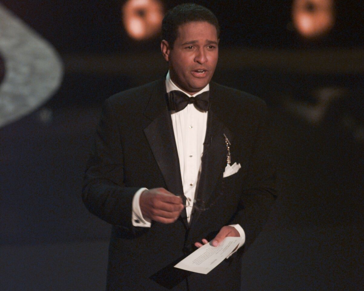 Warning alarms should have sounded when the sportscaster and long-time co-host of NBC's "Today" show admitted to his lack of comedy experience. Successful in all things serious, Gumbel didn't fair as well during the dignified but forgettable awards night.