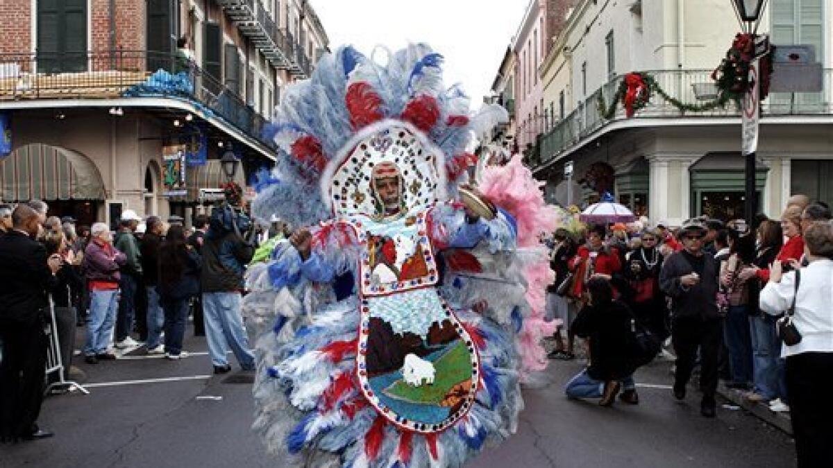 Mardi Gras Indians work to copyright costumes - The San Diego Union-Tribune