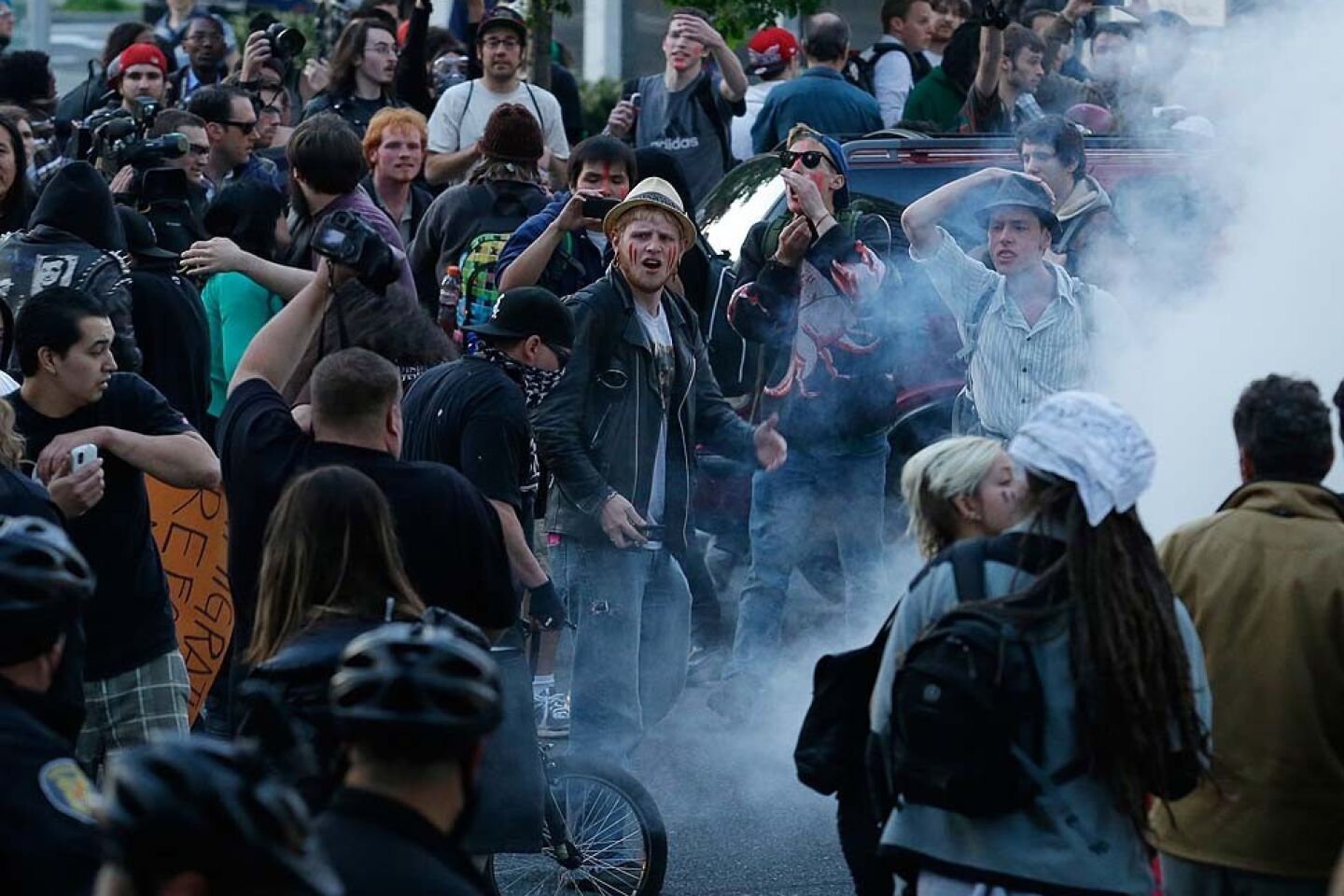 May Day clashes in Seattle