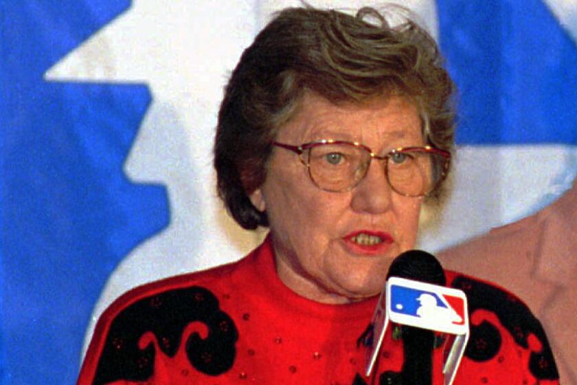 Former Cincinnati Reds owner Marge Schott 