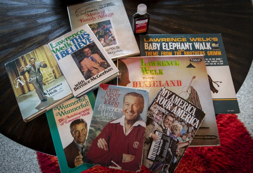 Vintage Lawrence Welk materials.