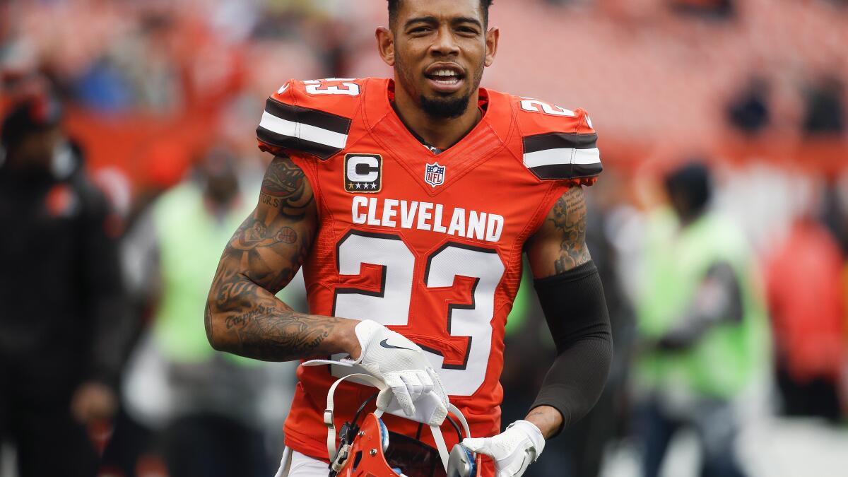 Browns DB Haden shining - The San Diego Union-Tribune