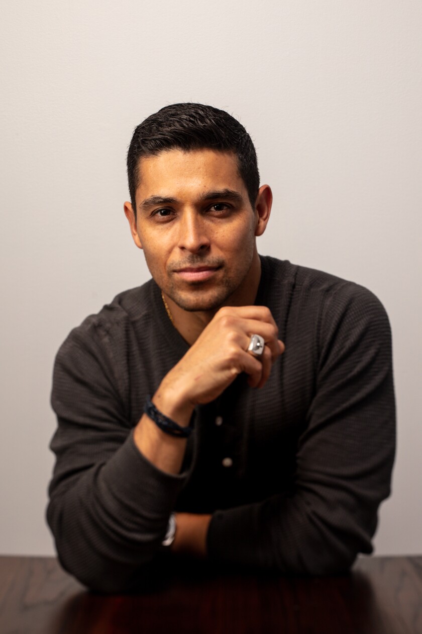 Actor Wilmer Valderrama photographed at the LA Times Studio at the Sundance Film Festival on January 26, 2020.