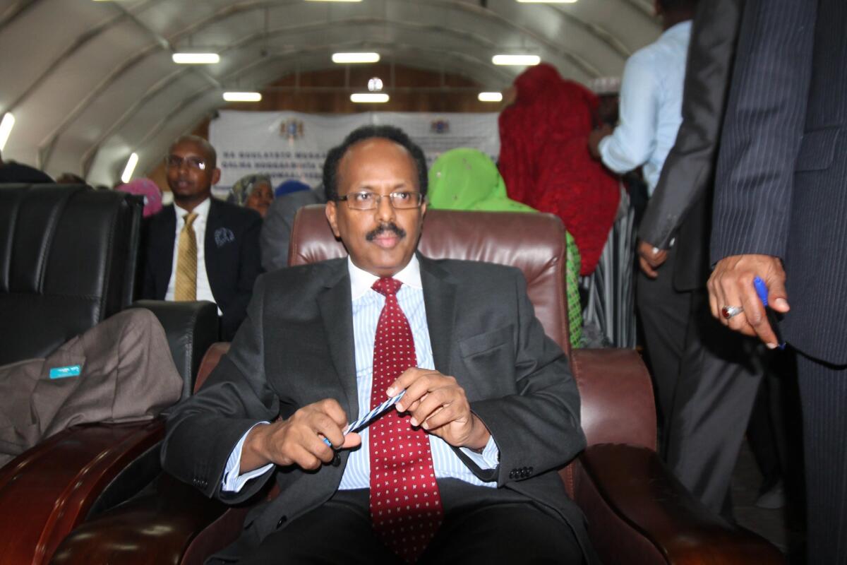 Mohamed Abdullahi Farmaajo was elected president of Somalia by lawmakers in a vote held at the Mogadishu airport.