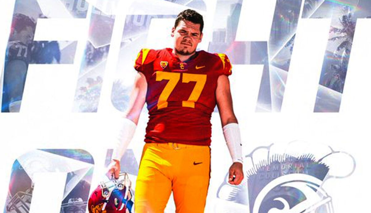 Caadyn Stephen lets everyone on Twitter know that he has committed to USC.