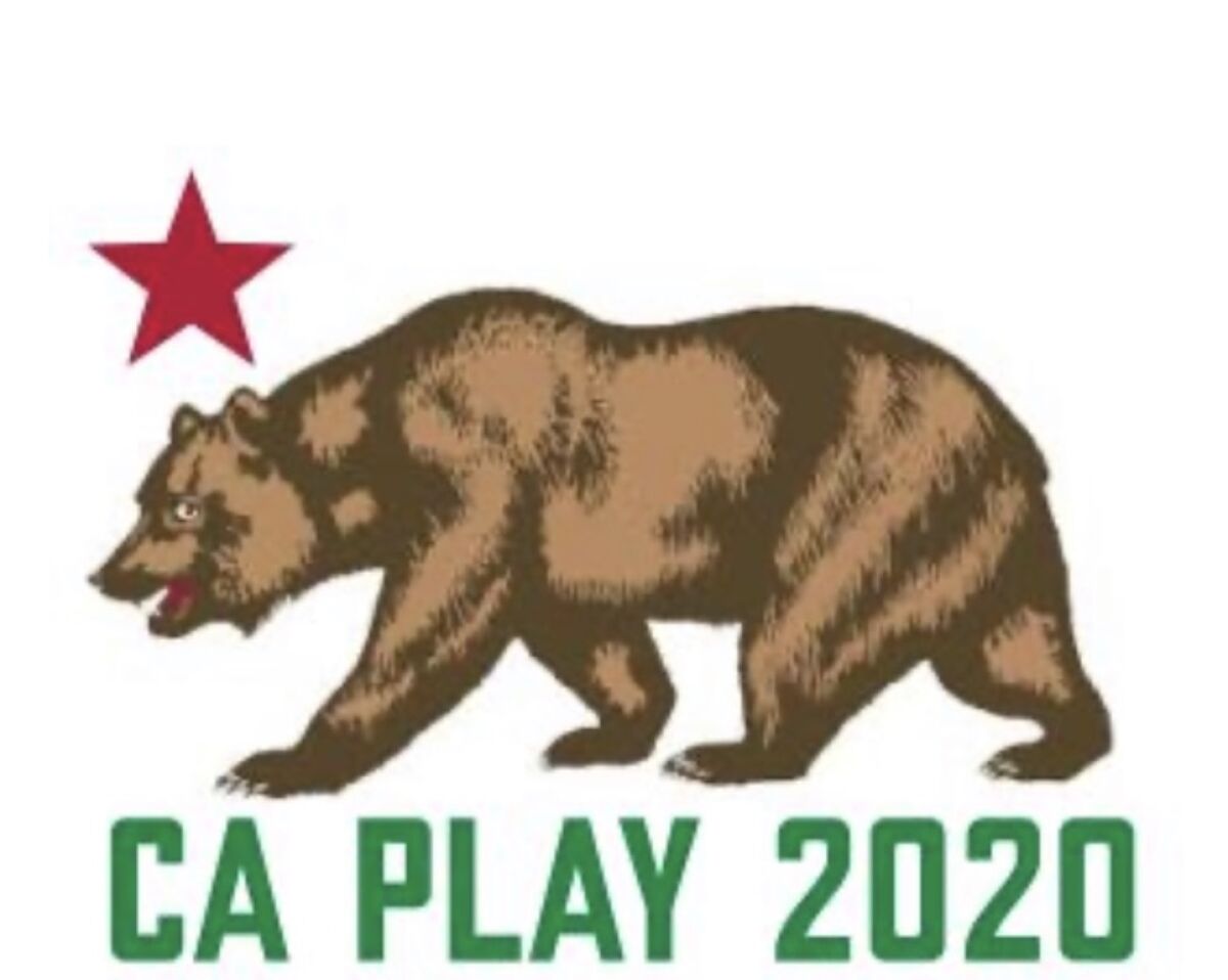 Logo of a bear and a red star with "CA Play 2020" under it.