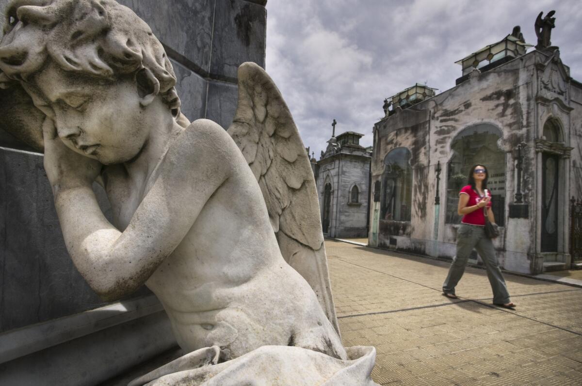 Walking among the tombs in Buenos Aires' Recoleta Cemetery, known as one of the most interesting cemeteries in the world. Read more.