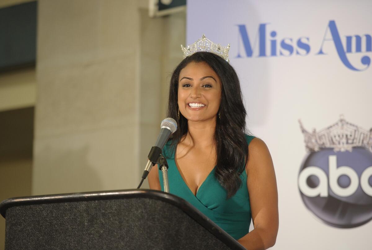 Nina Davuluri, the new Miss America.