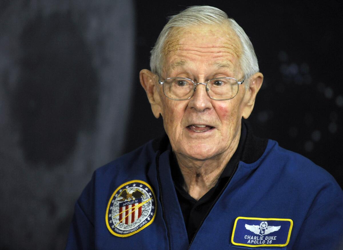 Retired NASA astronaut Charlie Duke