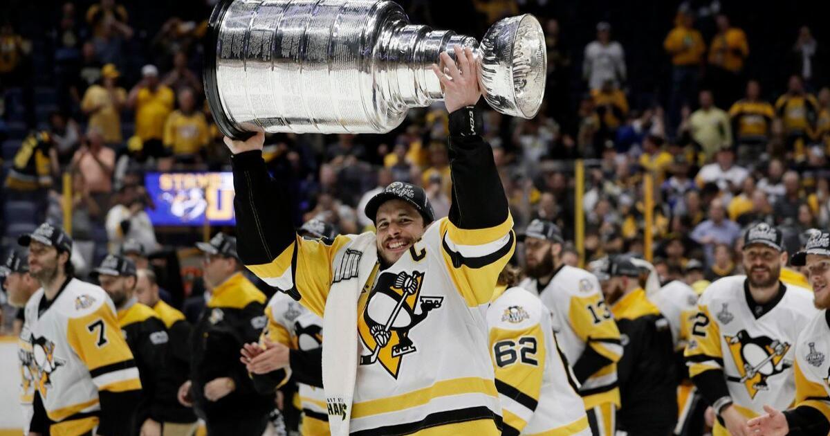 The Pittsburgh Penguins win the Stanley Cup 